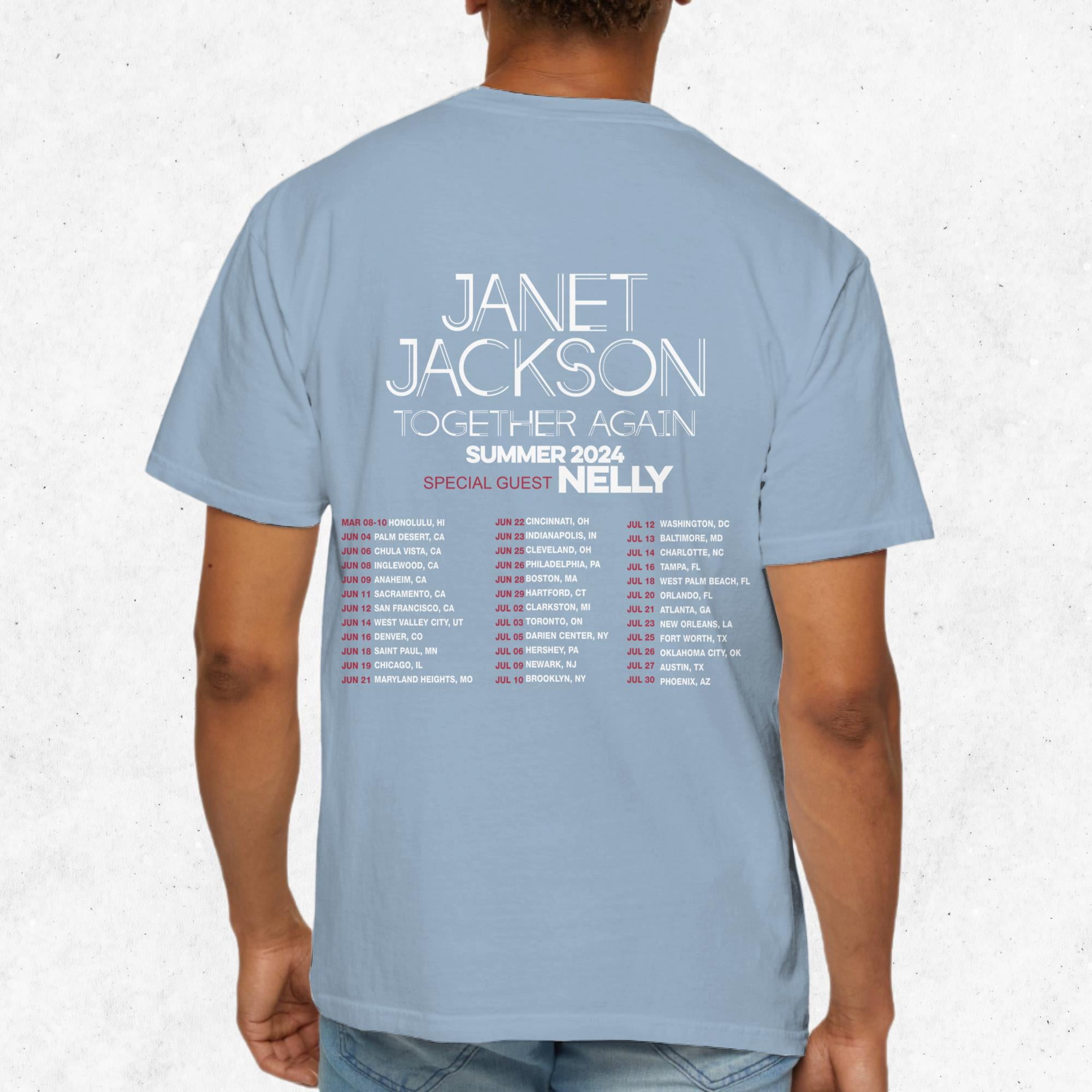 Janet Jackson Together Again Tour 2024 T Shirt, Janet Jackson T Shirt.