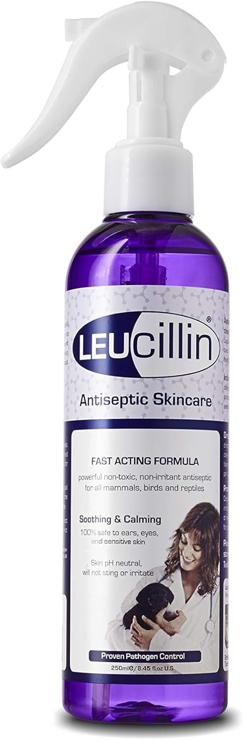 Leucillin Non Toxic Anticeptic Animal Dog Skin Spray 250ml