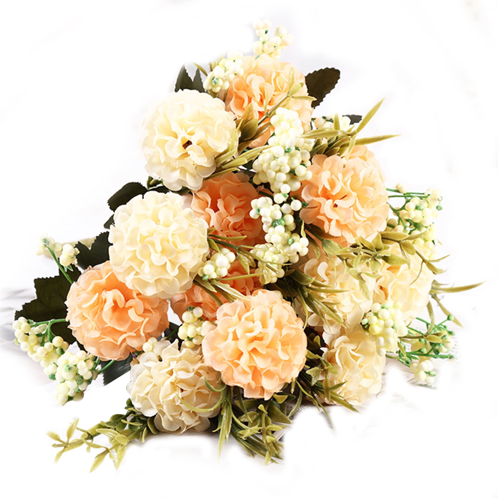 Faux Kiku Flower – 10-Stem Pack Faux Chrysanthemum Flowers – Artificial  Flower Ball for Floral Arrangements, Table Centerpieces, Flower Bouquet –