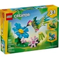 thumbnail image 4 of LEGO Creator 3 in1 Wild Animals: Colorful Hummingbird Building Toy for Girls, Boys, & Kids, Ages 8+ - Build a Bird, Butterfly, or Tropical Fish - Gift Idea for Birthdays - 31384, 4 of 9