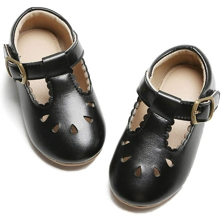 

Toddler Little Girl Mary Jane Dress Shoes - Ballet Flats for Easter Flower Girl Party School Shoes
