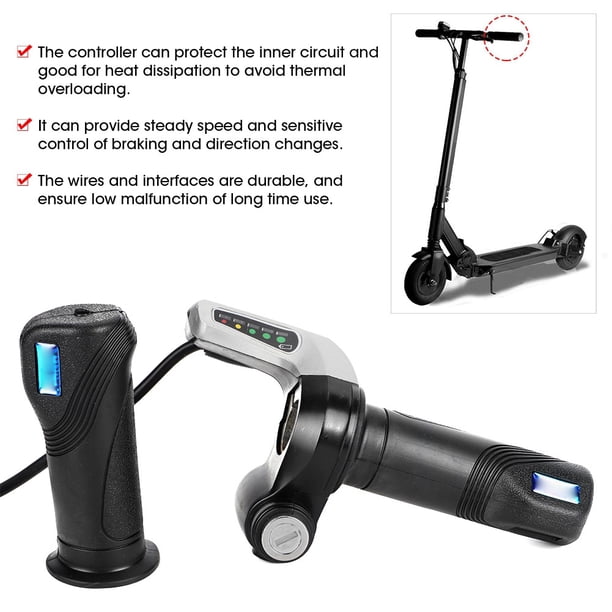 Kit Controlador Inversor 500W 24V Para Motor De CC Cepillado - Incluye Cargador, Llave Y Acelerador