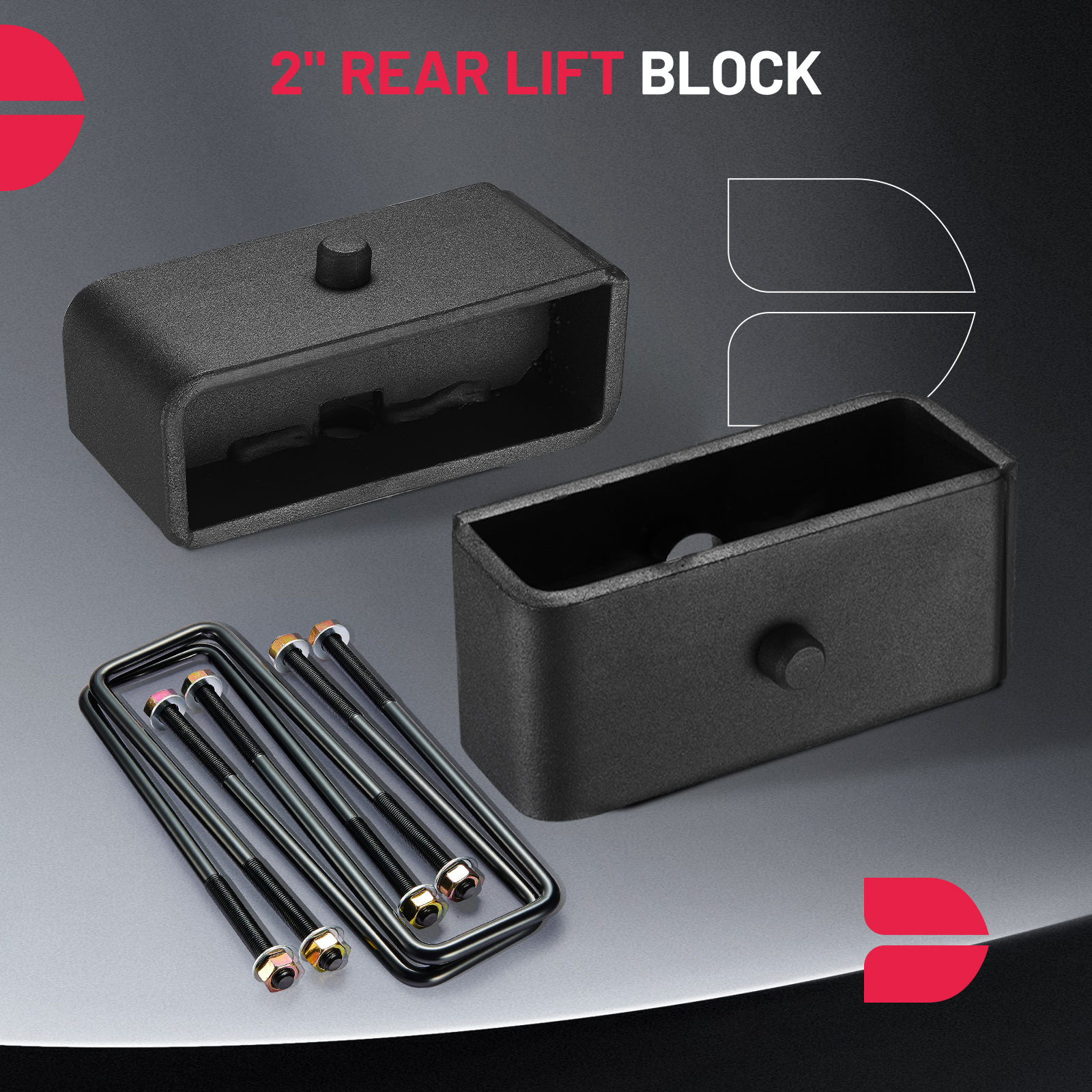 SPEEDWOW 3" Front and 2" Rear Leveling Lift Kit, Compatible with 2007-2022 Silverado & GMC Sierra 1500 2WD 4WD, Suspension Leveling Lift Kit for Silverado Sierra 1500