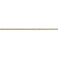 thumbnail image 4 of 10k Yellow Gold 1.2mm Sparkle-Cut Rope Chain - 1.9 Grams - 16 Inch - Lobster Claw, 4 of 4