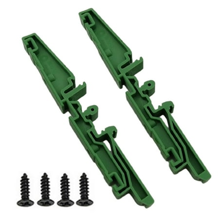 

1 Pair PCB DIN C45 Rail Mount Adapter PCB Mount Bracket Clips Mount Holder 35mm