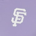 thumbnail image 2 of Women's Antigua  Purple San Francisco Giants Finish Quarter-Zip Pullover Top, 2 of 2