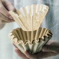 thumbnail image 2 of EcoNesxp Cup coffee filter paper disposable basket coffee filter paper replacement pack 100 disposable basket coffee filter paper replacement pack 4 cup coffee filter paper, 2 of 5