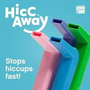 HiccAway Hiccup Straw – 2 Pack Blue | Clinically Proven Hiccup Relief Device | Drug-Free, Reusable & Safe for All Ages | As Seen on Shark Tank