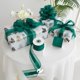thumbnail image 3 of Cinta decorativa HUIHUANG, verde, 6,35 cm x 9,1 m, organza alambrada, 3 of 7