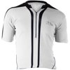 M-Wave Men's Bicycle Jersey, White/Black, XL