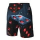 thumbnail image 4 of Fotbe Cosmic Red Sparkle Dice Trajes de Baño Estampados para Hombre, Shorts de Verano de Secado Rápido, Ropa de Playa, Bañadores-Small, 4 of 6