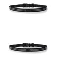 thumbnail image 1 of Sonducket Riñonera deportiva de nailon para hombre y mujer, riñonera Unisex para adultos, para viaje, Camping, entrenamiento, bolsillo para Negro 2Conjunto, 1 of 6