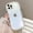Transparent, variant on Wave Frame Clear Case for iPhone 13 Pro Max 6.7 inch, Cute Curly Wavy Case for Girls Slim Fit Cover Luxury Plated Soft TPU Bumper Cover Glossy Plated Case Aesthetic Phone Case - Transparent