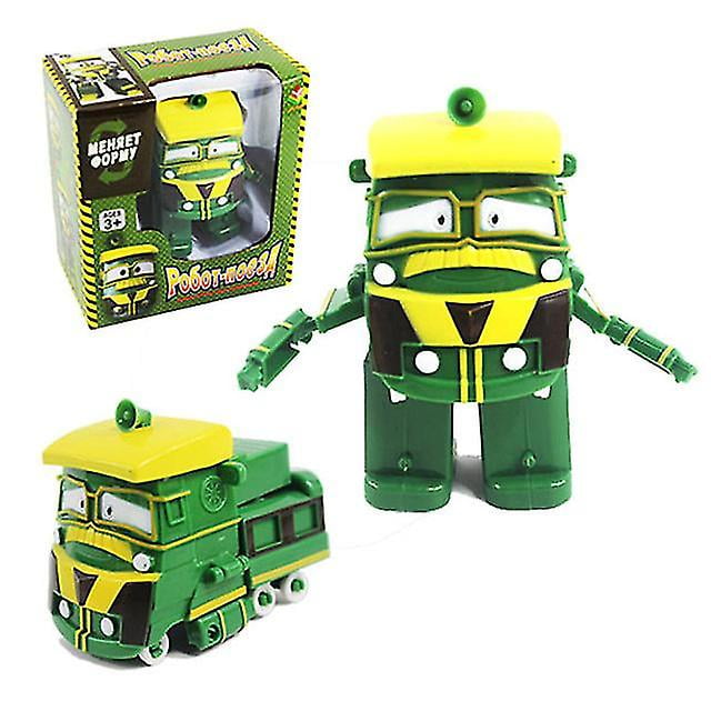 Robot Trains Transformation Kids Juguetes 11cm Pvc Rt Model Kay