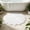 White#1103, variant on Flower Shaped Bathroom Rug 24 x 24 Inch Soft Absorbent Non Slip Bath Mat for Shower Doorway Floor Decor