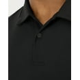 thumbnail image 5 of Hanes Moves Men's Short Sleeve Performance Polo Black S, 5 of 10