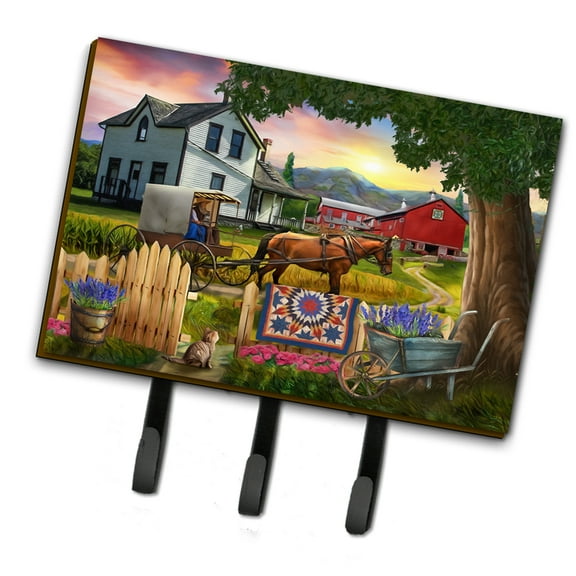 Headed Home for Dinner Farm Leash or Key Holder