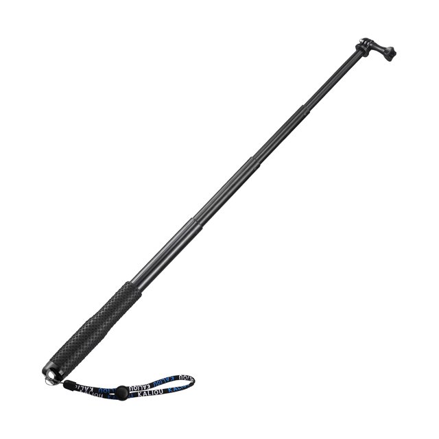 Unique Bargains Perche à Selfie Portable Extension, Poignée en Alliage d'Aluminium Réglable, 37 Pouces, Noir