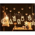thumbnail image 6 of LED Christmas Hanging Window Light with Suction Cup Battery Operated Christmas Lights Indoor Outdoor Xmas Tree Fireplace Home Party Decoration (Star), 6 of 6