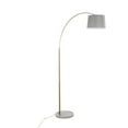 thumbnail image 4 of LumiSource White Marble, Antique Brass, Grey Linen March Floor Lamp, 4 of 7