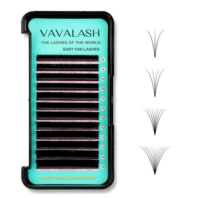 Suministros de extensión de pestañas D Curl 0.07 Extensiones de pestañas de volumen rápido Easy Fan 3D 4D 5D 6D 7D 10D Pestañas de flores florecientes automáticas autoventiladas individuales rusas (D-