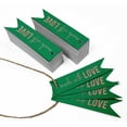 thumbnail image 3 of Inkdotpot Rose Gold Foil Paper Hang Tags Made With Love Text Favor Tags 50 Pieces, 3 of 6