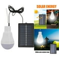 thumbnail image 1 of Solar Panel Powered LED Lights Bulb Light Tent Lamp Yard Camping Outdoor Indoor, 1 of 5