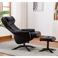 thumbnail image 5 of Snugway Faux Leather Recliner Chair with Ottoman, 5 of 6