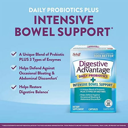 Probiotic Intensive Bowel Support Capsule, 96 Count