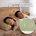 thumbnail image 4 of XIA0LE Sleep Pillow Speaker, Bluetooth Pillow Speaker With White Noise Timer Wireless Sleep Aid With Stereo Bass Private Sleep Headphones For Adult Kids (Green), 4 of 6