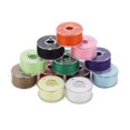 thumbnail image 4 of Bobinas para máquinas de coser, 12 piezas de bobinas de colores, hilo de bobina, bobinas de colores, funcionalidad de alta precisión, 4 of 12