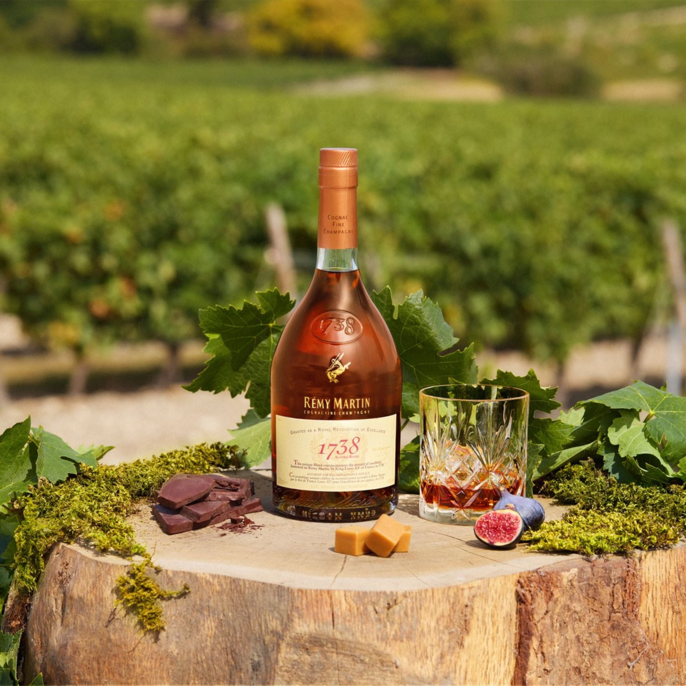 Remy Martin 1738 Accord Royal Cognac, 375 ml Glass Bottle, 40% ABV