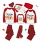 thumbnail image 1 of Pijamas familiares navideños a juego, conjuntos de pijamas a cuadros blancos y negros para mascotas, Navidad en julio, 1 of 4