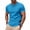 7# Light Blue, variant on Mens T-Shirts Short Sleeve T Shirts Casual Plain Crew Neck Basic Tees Moisture Wicking Summer Shirts Light Blue S