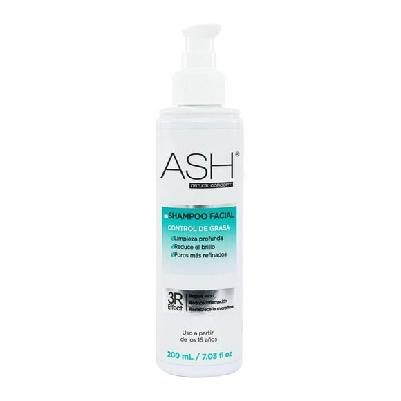 Shampoo facial ASH Natural Concept control grasa 200 ml