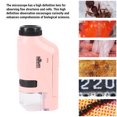 thumbnail image 3 of Kids Microscope Kit Portable Miniature Microscope Handheld Microscope Science Experiment Student Microscope for School Outdoor, 3 of 7
