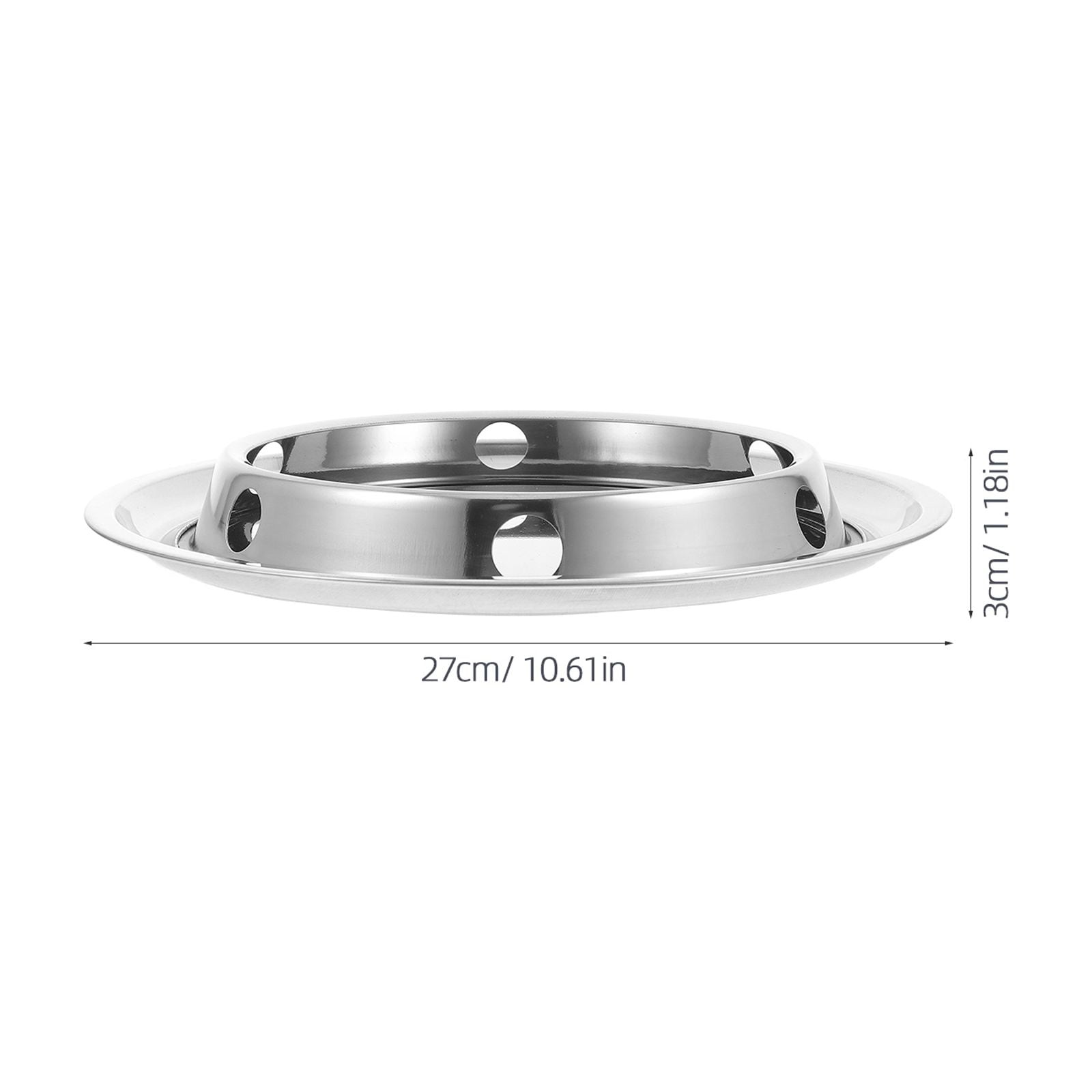 Wok Stand Pot Stand Countertop Pan Rack Support Ring Multi-function Wok Rack Stainless Steel 27.00X27.00X3.00CM