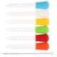 thumbnail image 5 of 6 goteros de silicona para medicamentos, pipetas de líquido transparente de 5 ml con cepillo de limpieza., 5 of 8