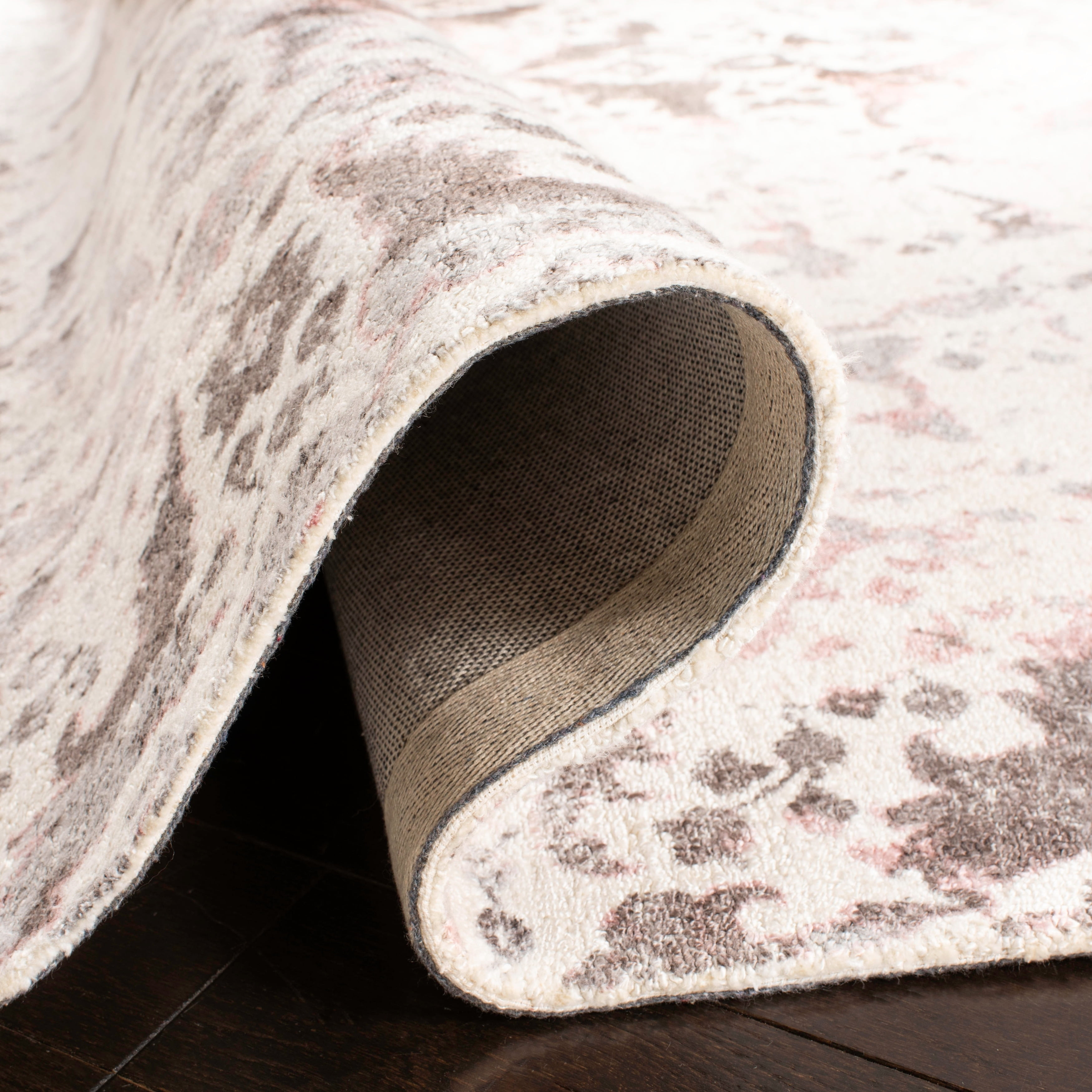 SAFAVIEH Expression Charlene Abstract Area Rug, Ivory/Grey, 8' x 10'