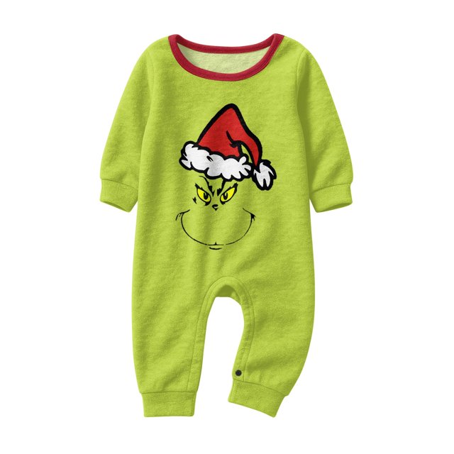 Moonsky| 2025 Flannel Christmas Pajamas For Family Parent-child Warm Christmas Set Red Santa Hat Printed Home Wear Pajamas Two-piece Mom Set Matching Christmas Pjs For Family 12 Months