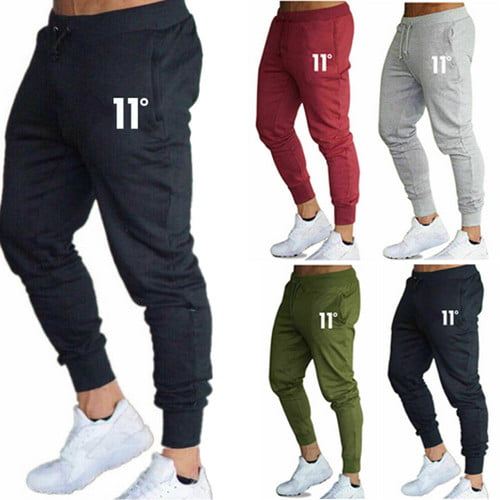 Men's Slim Fit Cargo Pants Skinny Sweatpants Combat Trousers Bottoms Joggers UK 