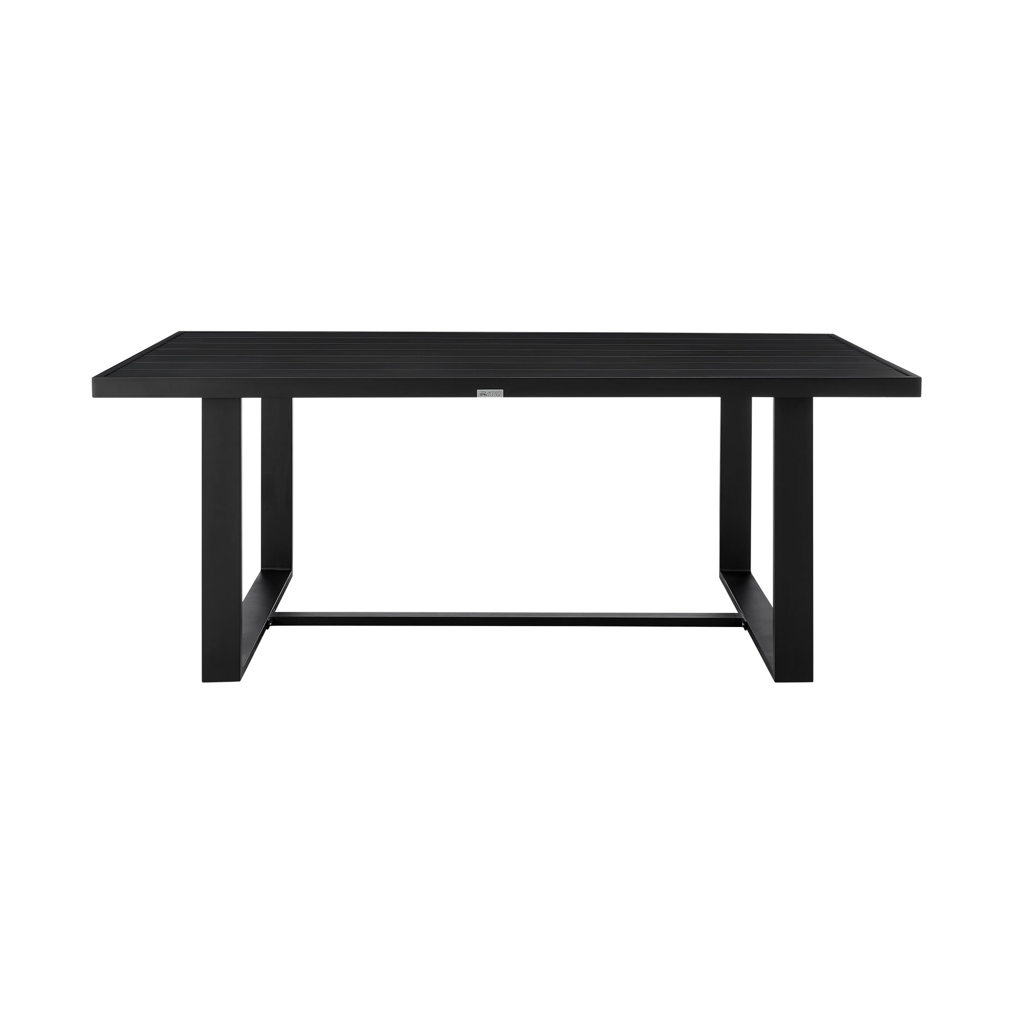 Alegria Outdoor 7-Piece Dining Table Set in Aluminum with Grey Rope and Cushions
