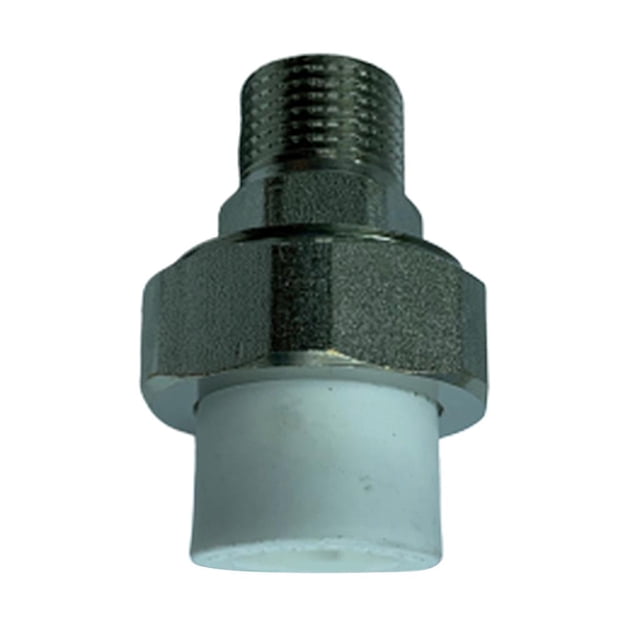 Accesorios de tubería Cola Suministro de agua PPR Conector rápido Manguera de rosca macho 1/2 3/4 S20 20mm