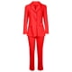 thumbnail image 4 of Puntoco Pantalones De Traje Sólidos De Manga Larga Para Mujer Conjuntos De Traje De Negocios Elegantes Informales Liquidación Puntoco Puntoco-3767, 4 of 8