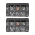 thumbnail image 3 of Bande de Borne 2pcs, 100A 600V TBC Type Fixe, PC Fer Double Rangée, Bloc de Borne à Vis pour Systèmes de Distribution, Éclairage, 3 of 7