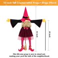 thumbnail image 2 of Decoración de Halloween HOIIOH 53 Crashing Witch divertida, rosa, 2 of 9