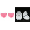 thumbnail image 1 of Estuche para Dentadura Postiza shamjiam Contenedor Bucal Paquete de 4 Rosa Blanco 7.5 x 6 x 2.3 cm, 1 of 9