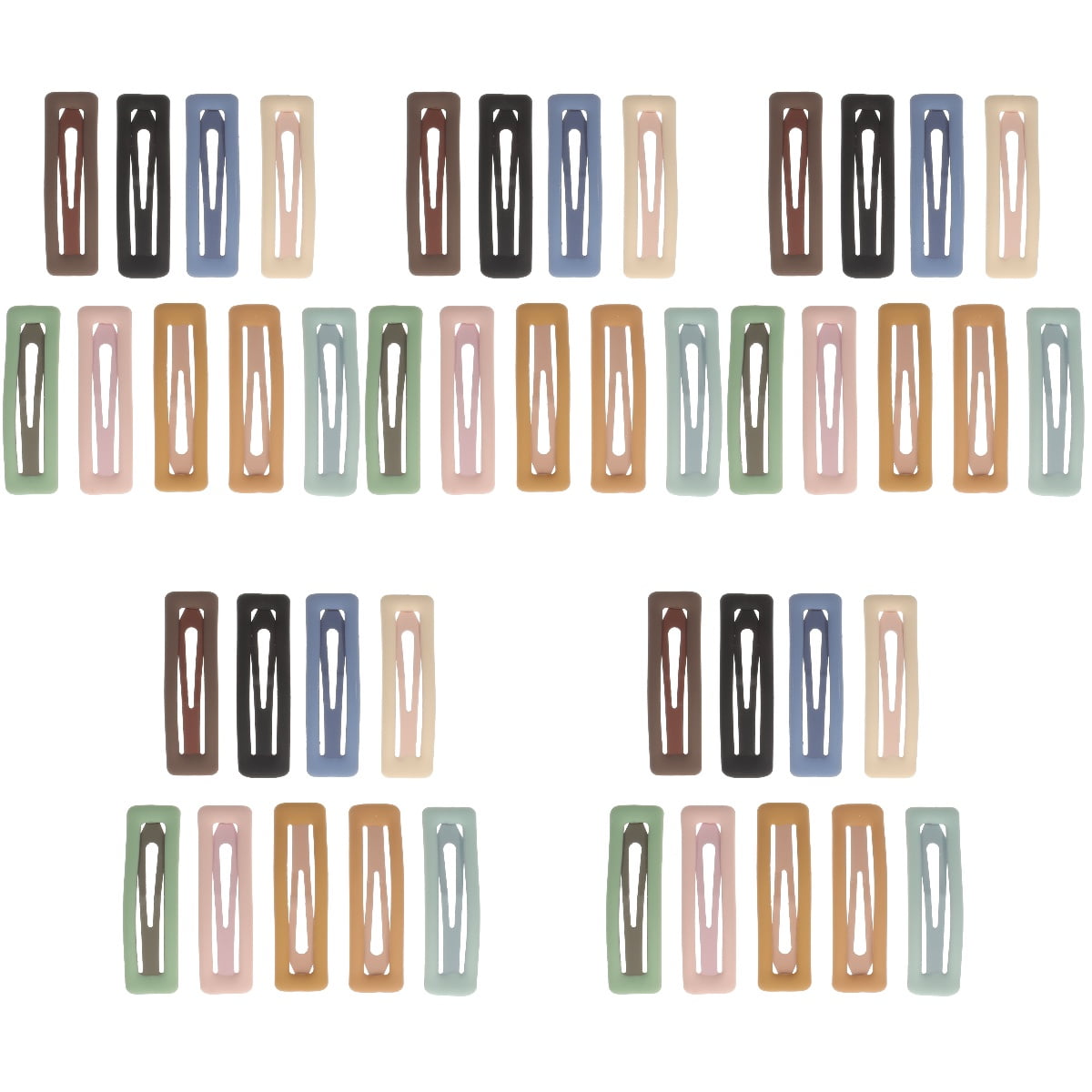 Hemoton 45 pcs Snap Hair Barrettes Simple Kids Hair Barrettes Hair Hair Barrettes for Girls