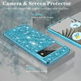 thumbnail image 4 of Dteck for Google Pixel 9 Pro / 9 Case, Shockproof Glitter Slim Case Shockproof Sparkle Bling Protective Cover for Women Girls, Blue, 4 of 7