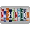 thumbnail image 2 of Washington License Plate Art Metal Novelty License Plate 7" x 4" Motorcycle, 2 of 2